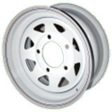 15 x 8 White 8 Spoke