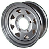 15 x 8 Silver 8 Spoke