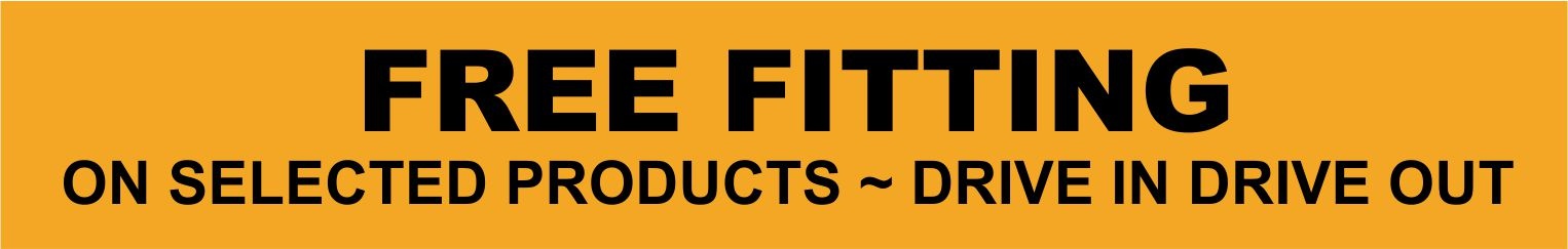 Free fitting on selected products!